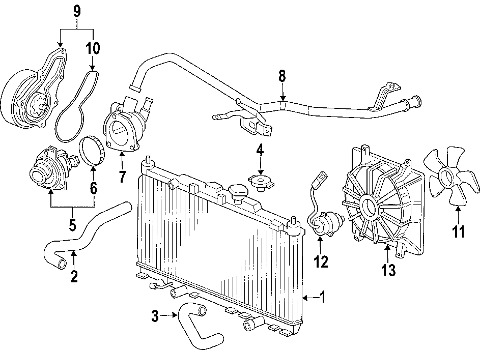 1COOLING SYSTEM. COOLING FAN. RADIATOR. WATER PUMP.https://images.simplepart.com/images/parts/motor/fullsize/F658030.png