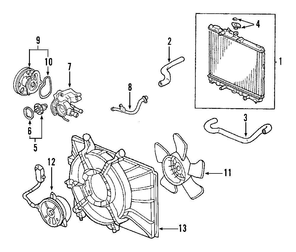 5COOLING SYSTEM. COOLING FAN. RADIATOR. WATER PUMP.https://images.simplepart.com/images/parts/motor/fullsize/F659030.png