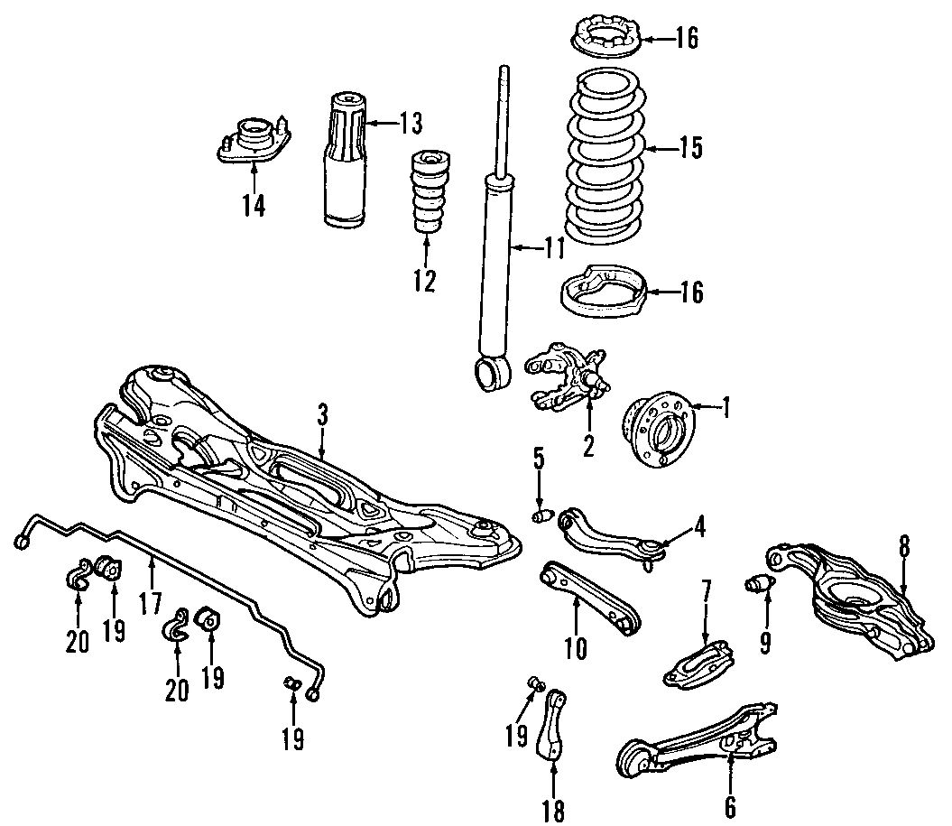 5REAR SUSPENSION. LOWER CONTROL ARM. STABILIZER BAR. SUSPENSION COMPONENTS. UPPER CONTROL ARM.https://images.simplepart.com/images/parts/motor/fullsize/F666090.png