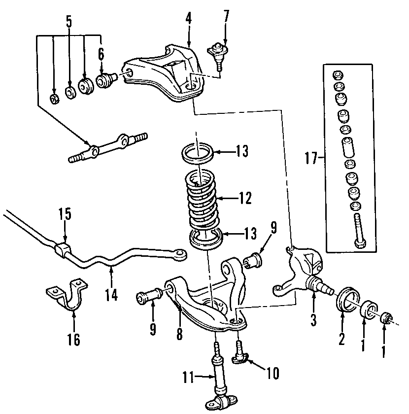 2FRONT SUSPENSION. LOWER CONTROL ARM. STABILIZER BAR. SUSPENSION COMPONENTS. UPPER CONTROL ARM.https://images.simplepart.com/images/parts/motor/fullsize/F668050.png