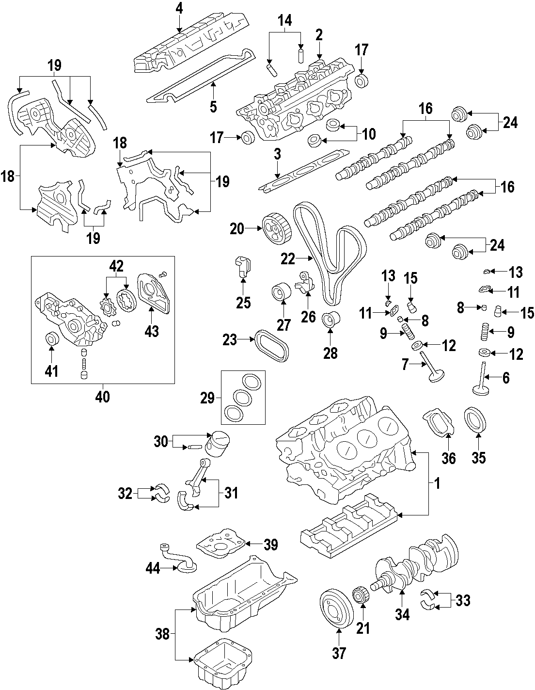 11CAMSHAFT & TIMING. CRANKSHAFT & BEARINGS. CYLINDER HEAD & VALVES. LUBRICATION. MOUNTS. PISTONS. RINGS & BEARINGS.https://images.simplepart.com/images/parts/motor/fullsize/F673060.png