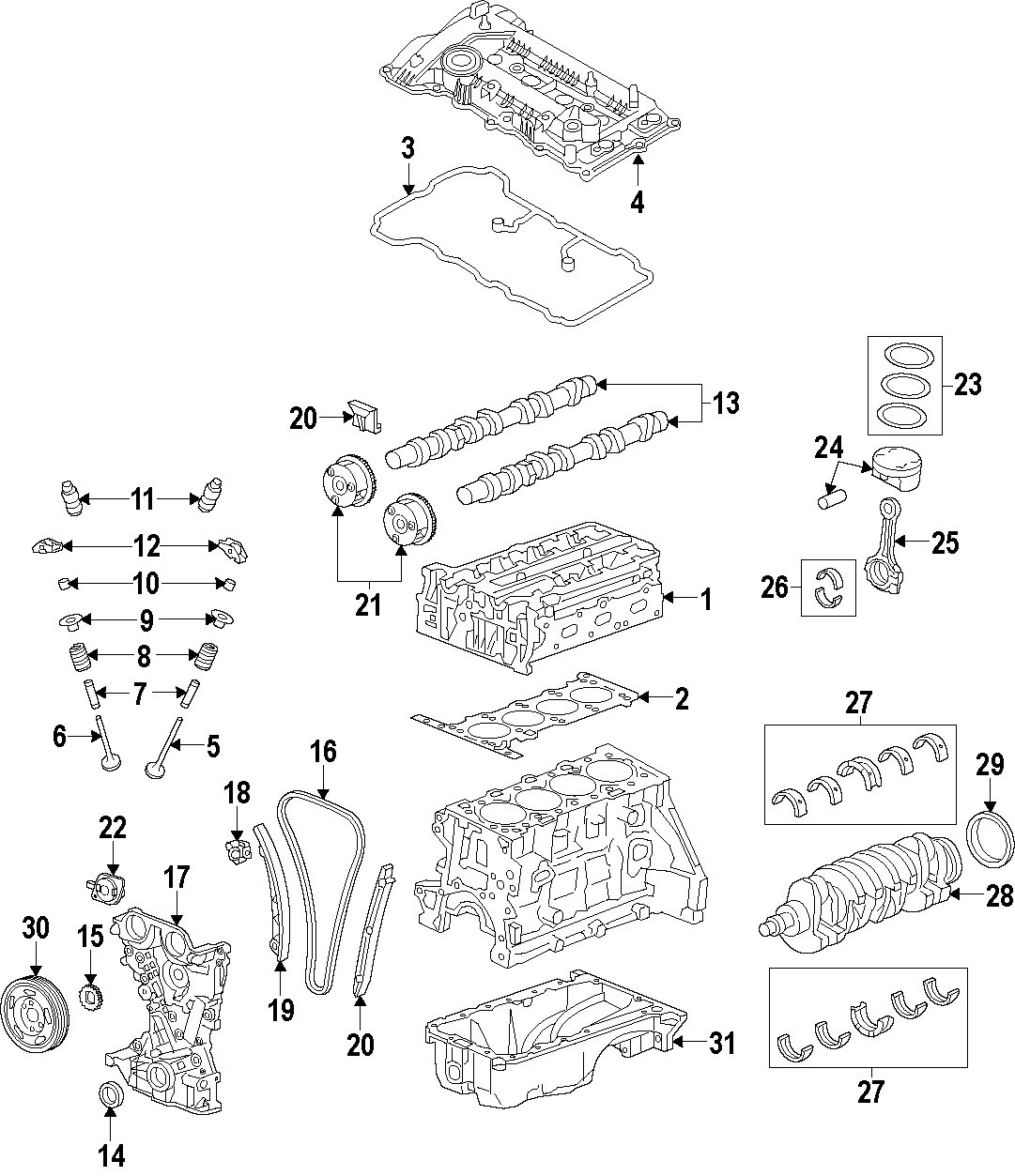 20CAMSHAFT & TIMING. CRANKSHAFT & BEARINGS. CYLINDER HEAD & VALVES. LUBRICATION. MOUNTS. PISTONS. RINGS & BEARINGS.https://images.simplepart.com/images/parts/motor/fullsize/F67A045.png