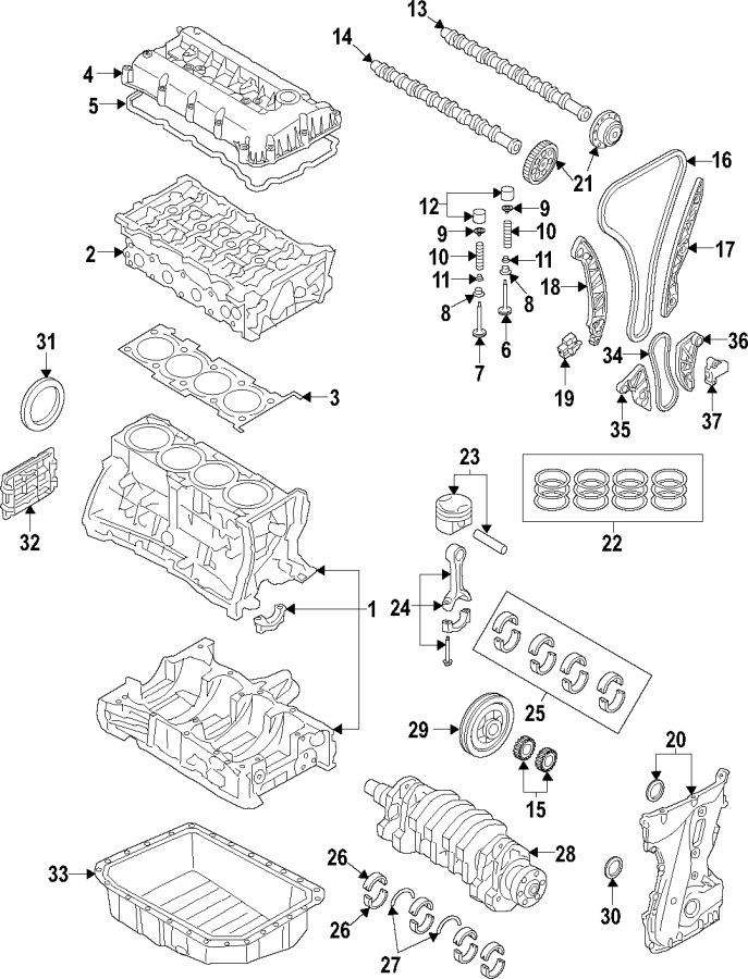 15CAMSHAFT & TIMING. CRANKSHAFT & BEARINGS. CYLINDER HEAD & VALVES. LUBRICATION. MOUNTS. PISTONS. RINGS & BEARINGS.https://images.simplepart.com/images/parts/motor/fullsize/F67E030.png