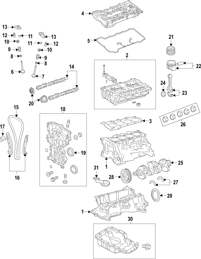 18CAMSHAFT & TIMING. CRANKSHAFT & BEARINGS. CYLINDER HEAD & VALVES. LUBRICATION. MOUNTS. PISTONS. RINGS & BEARINGS.https://images.simplepart.com/images/parts/motor/fullsize/F67N040.png