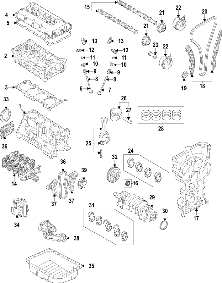 2021 Kia K5 Engine Variable Valve Timing (VVT) Solenoid 243602S000 City Kia of Greater