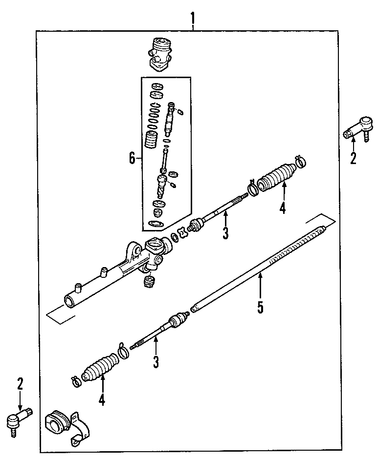 Diagram P/S PUMP & HOSES. STEERING GEAR & LINKAGE. for your 2022 Mazda CX-5  2.5 Turbo Sport Utility 