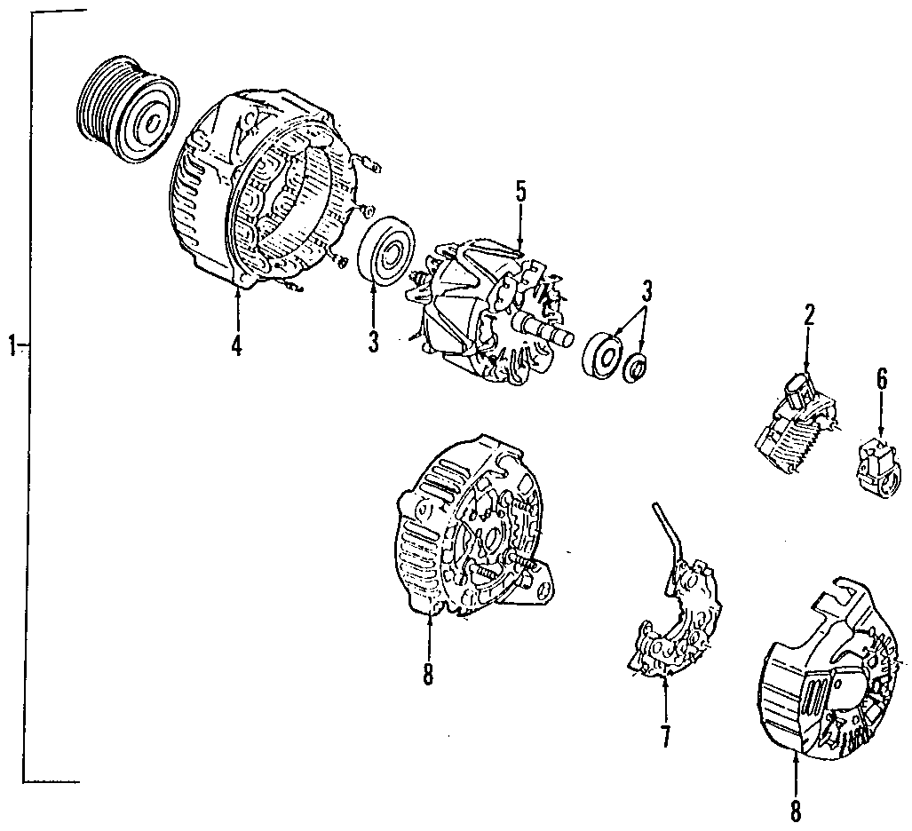 Diagram ALTERNATOR. for your 2021 Mazda CX-3   