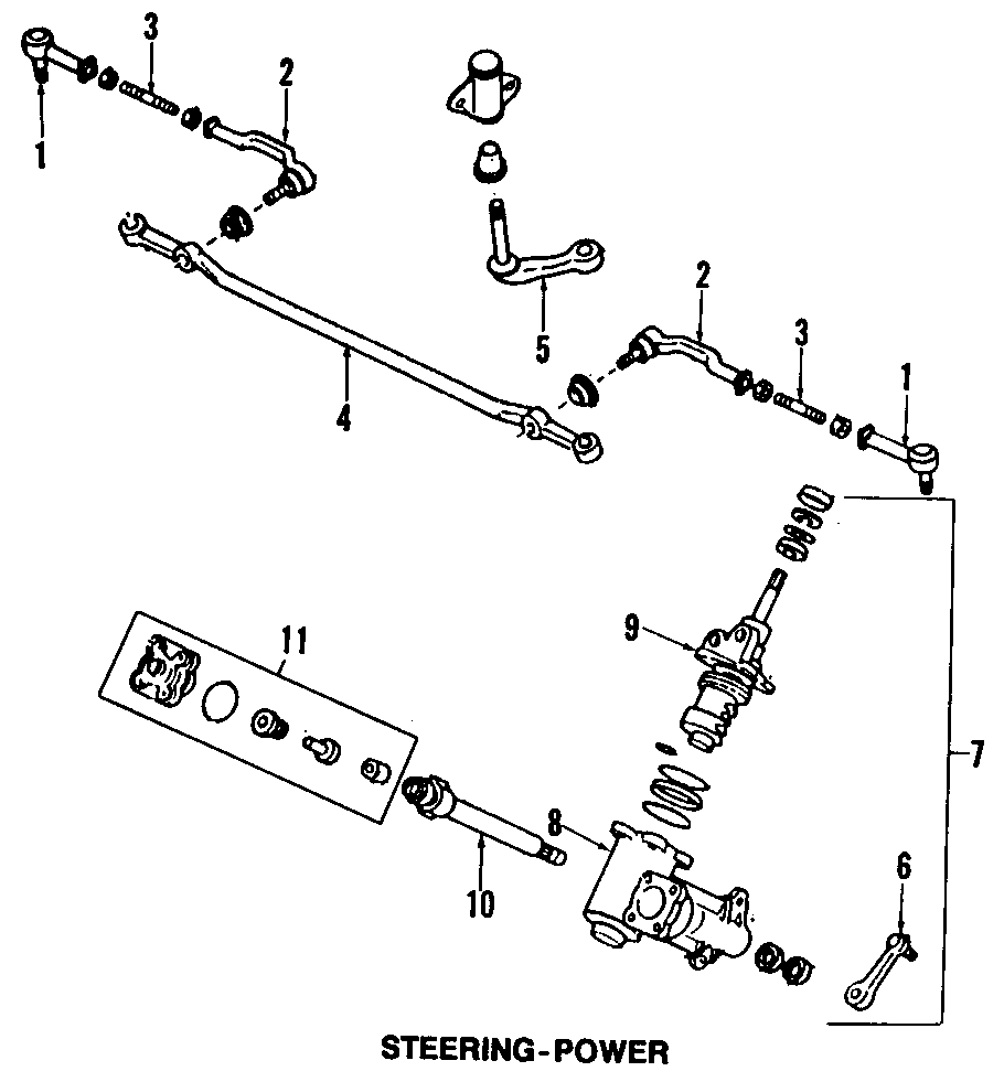 Diagram P/S PUMP & HOSES. STEERING GEAR & LINKAGE. for your 2023 Mazda CX-5  2.5 S Carbon Edition Sport Utility 