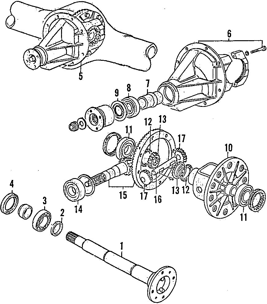 Diagram REAR AXLE. DIFFERENTIAL. PROPELLER SHAFT. for your 1995 Mazda RX-7   