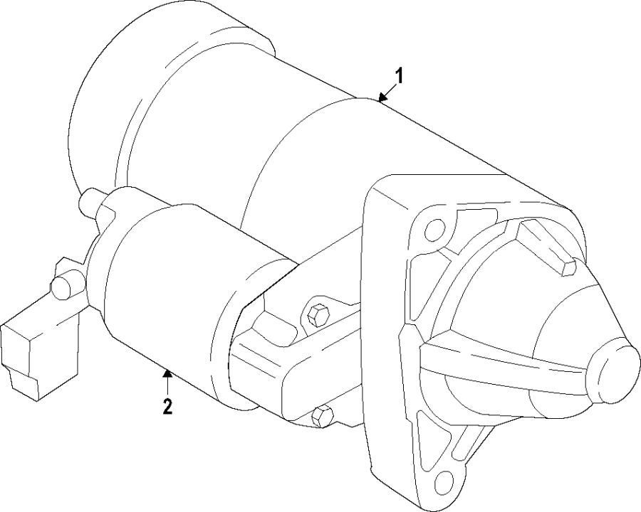 2022 Mazda 3 Select Sedan Starter Solenoid. 2.5 LITER TURBO. CX-5; 2 ...