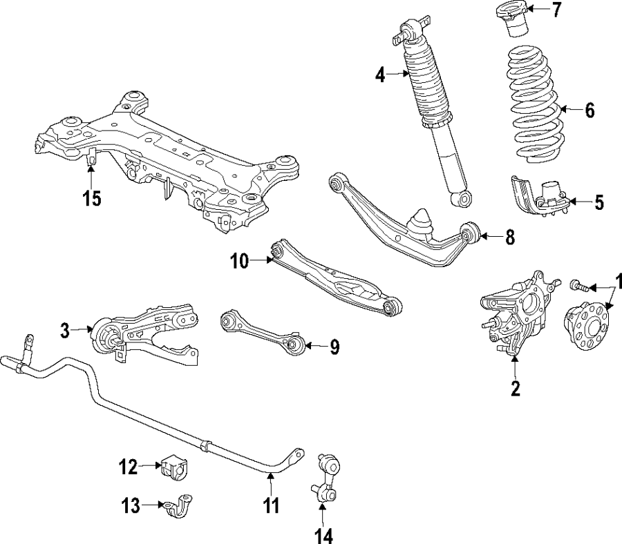 6REAR SUSPENSION. LOWER CONTROL ARM. STABILIZER BAR. SUSPENSION COMPONENTS. UPPER CONTROL ARM.https://images.simplepart.com/images/parts/motor/fullsize/F6A1090.png