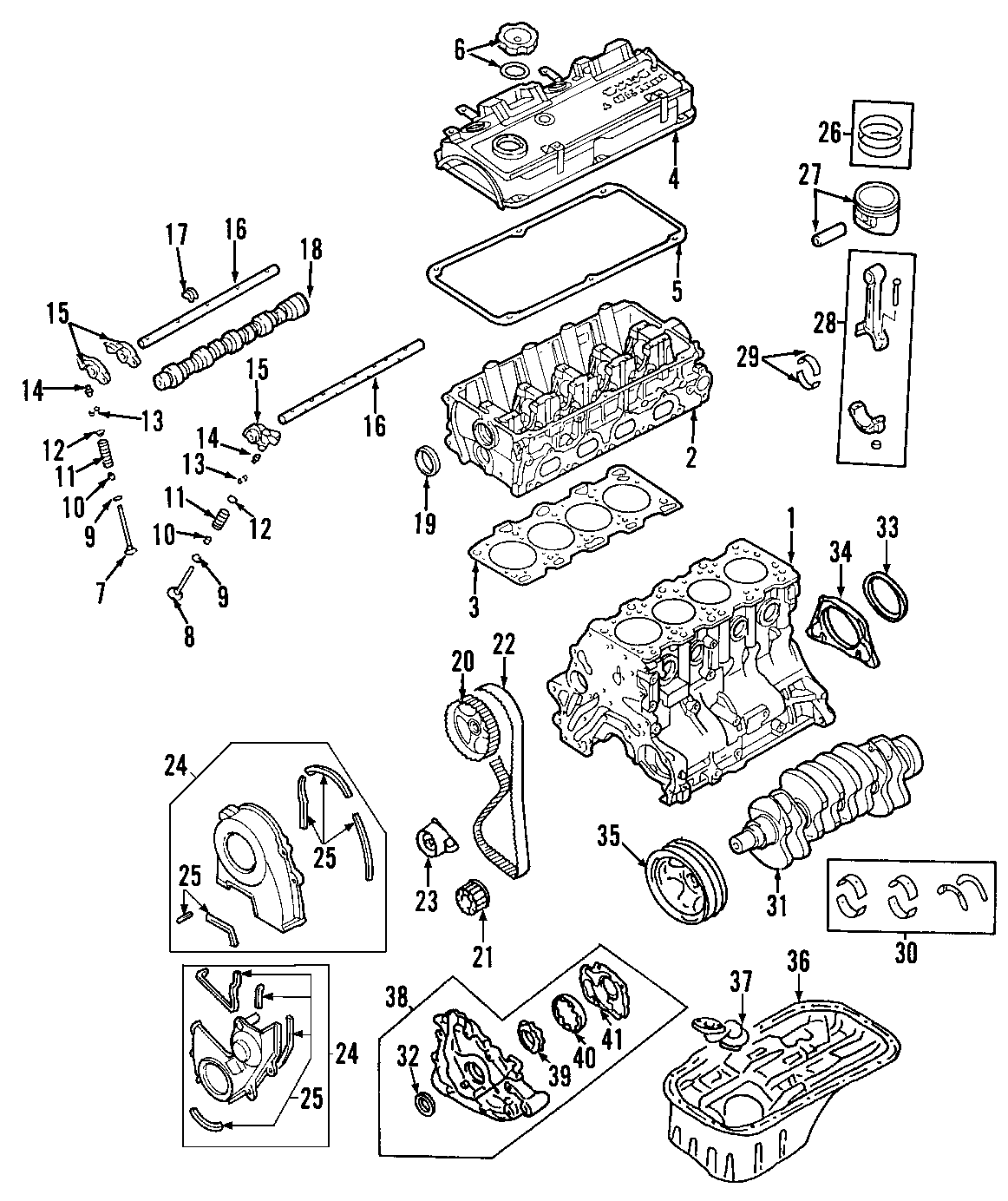 15CAMSHAFT & TIMING. CRANKSHAFT & BEARINGS. CYLINDER HEAD & VALVES. LUBRICATION. MOUNTS. PISTONS. RINGS & BEARINGS.https://images.simplepart.com/images/parts/motor/fullsize/F706040.png