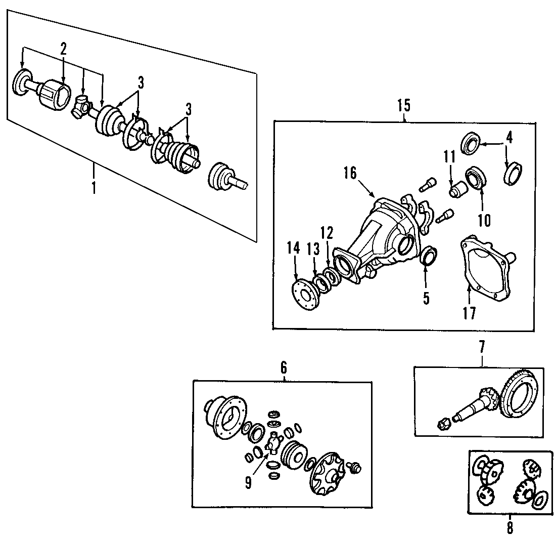 5REAR AXLE. AXLE SHAFTS & JOINTS. CENTER DIFFERENTIAL. DRIVE AXLES. PROPELLER SHAFT.https://images.simplepart.com/images/parts/motor/fullsize/F706085.png