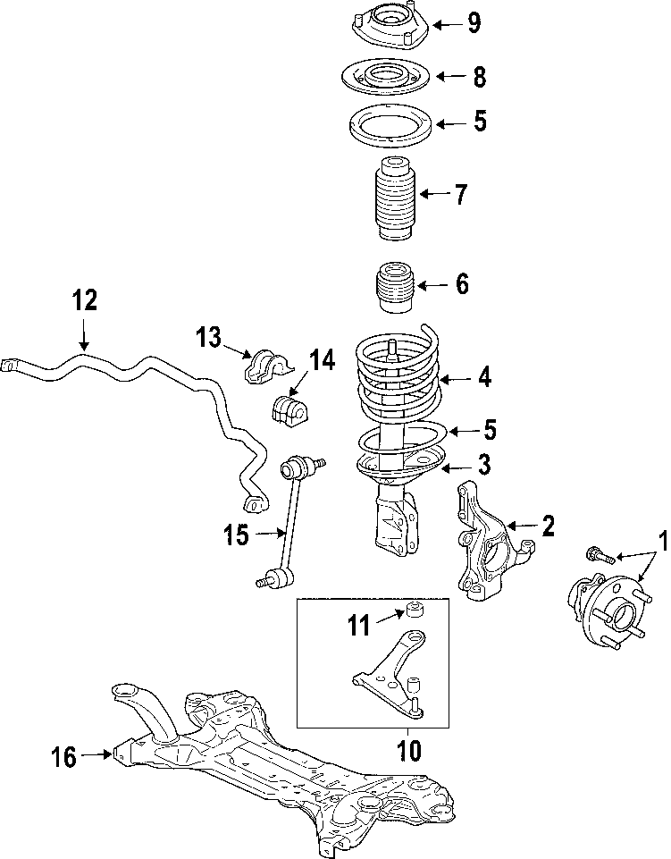 3FRONT SUSPENSION. LOWER CONTROL ARM. STABILIZER BAR. SUSPENSION COMPONENTS.https://images.simplepart.com/images/parts/motor/fullsize/F708050.png