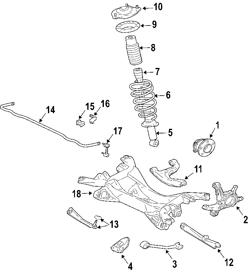 6REAR SUSPENSION. LOWER CONTROL ARM. STABILIZER BAR. SUSPENSION COMPONENTS. UPPER CONTROL ARM.https://images.simplepart.com/images/parts/motor/fullsize/F708100.png