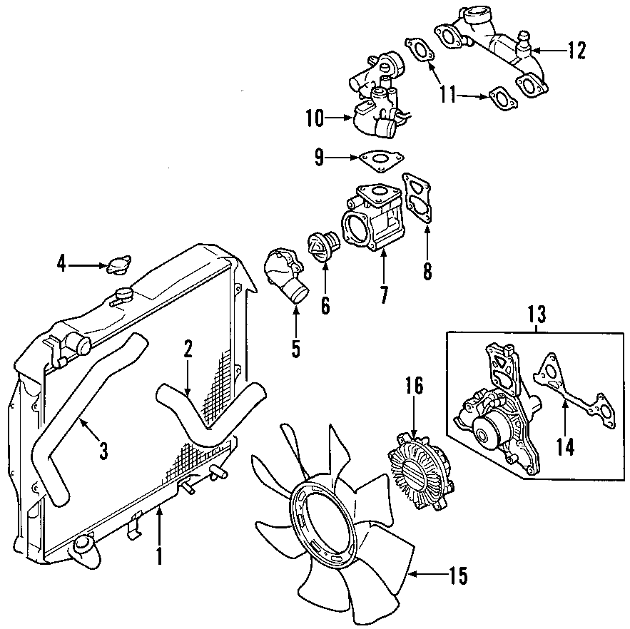 11COOLING SYSTEM. COOLING FAN. RADIATOR. WATER PUMP.https://images.simplepart.com/images/parts/motor/fullsize/F709027.png