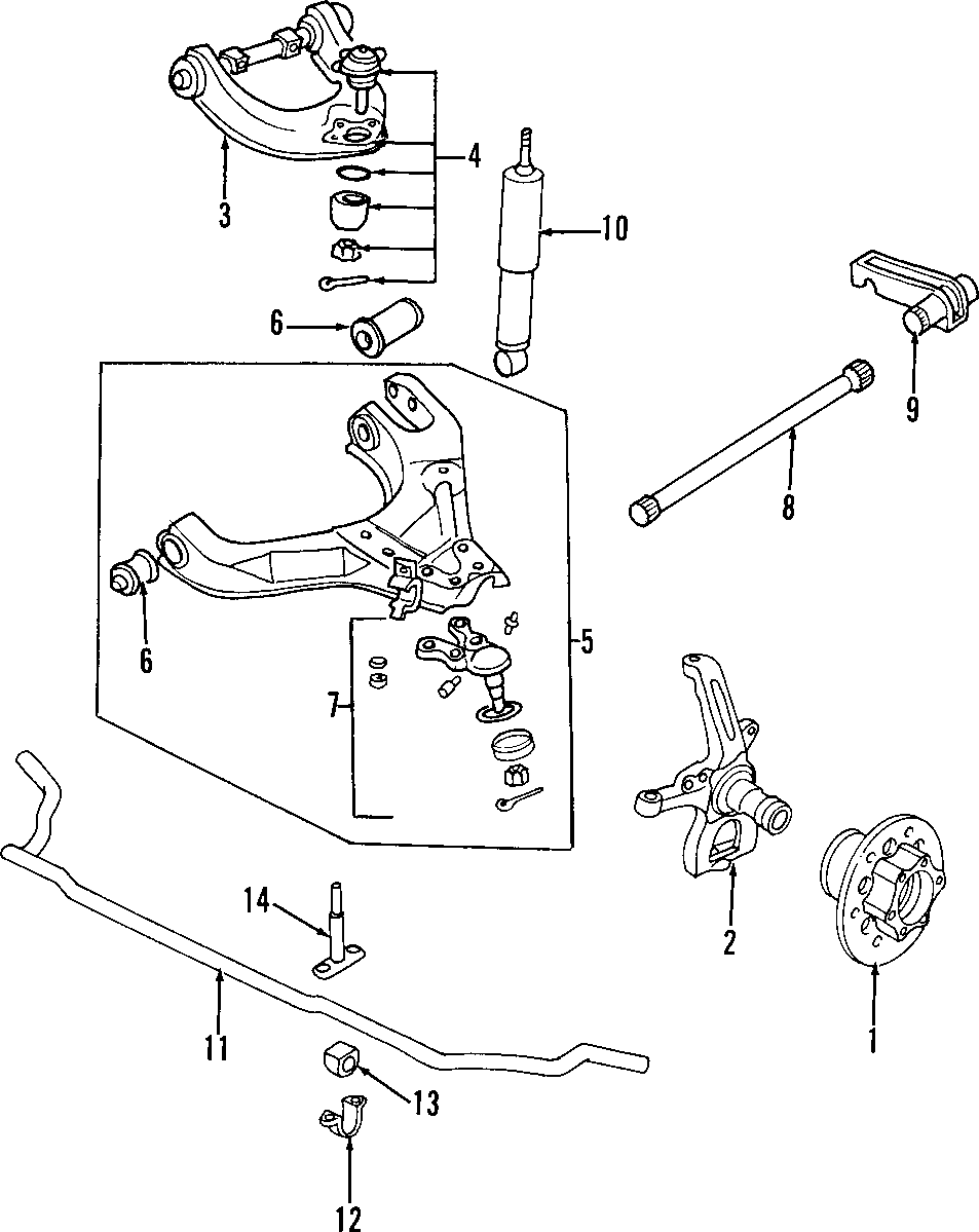 9FRONT SUSPENSION. LOWER CONTROL ARM. STABILIZER BAR. SUSPENSION COMPONENTS. UPPER CONTROL ARM.https://images.simplepart.com/images/parts/motor/fullsize/F709152.png