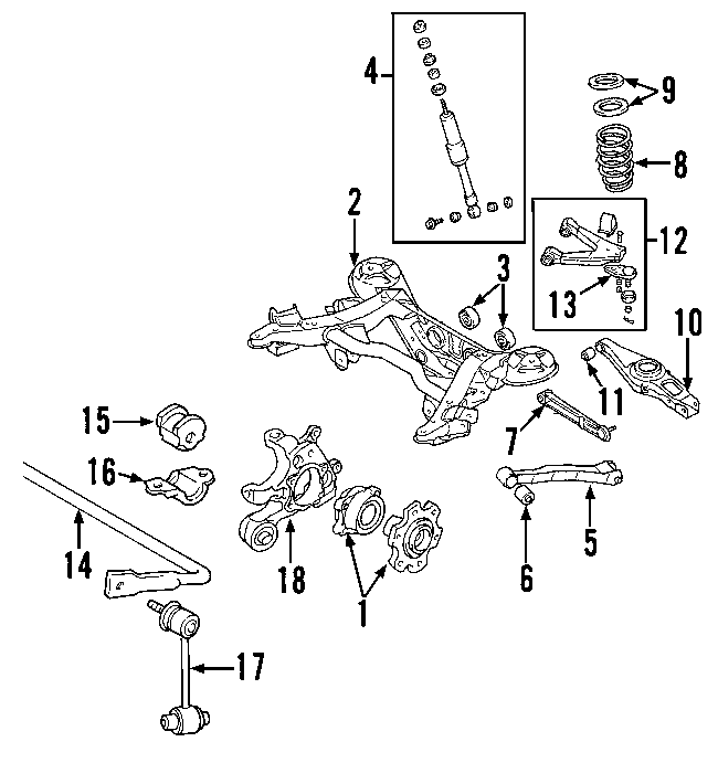 6REAR SUSPENSION. LOWER CONTROL ARM. STABILIZER BAR. SUSPENSION COMPONENTS. UPPER CONTROL ARM.https://images.simplepart.com/images/parts/motor/fullsize/F709200.png