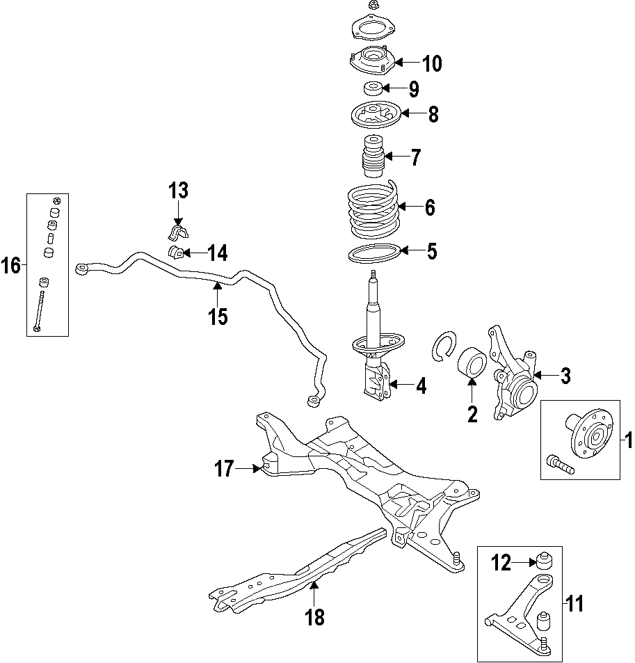 18FRONT SUSPENSION. LOWER CONTROL ARM. STABILIZER BAR. SUSPENSION COMPONENTS.https://images.simplepart.com/images/parts/motor/fullsize/F70B070.png