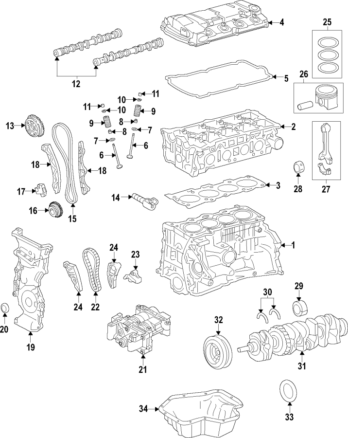 22CAMSHAFT & TIMING. CRANKSHAFT & BEARINGS. CYLINDER HEAD & VALVES. LUBRICATION. MOUNTS. PISTONS. RINGS & BEARINGS.https://images.simplepart.com/images/parts/motor/fullsize/F70C045.png