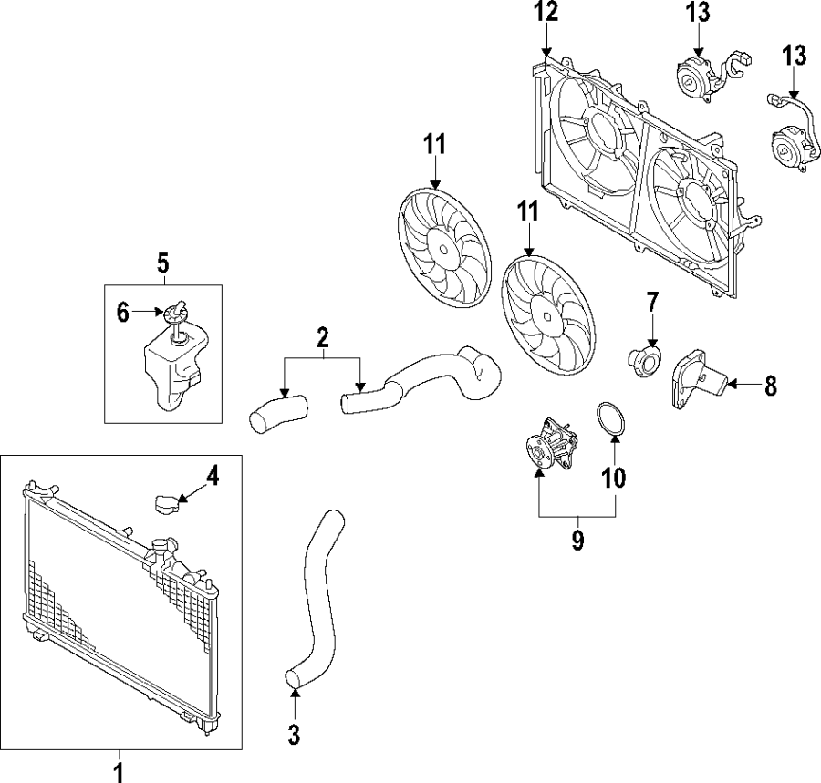 12COOLING SYSTEM. COOLING FAN. RADIATOR. WATER PUMP.https://images.simplepart.com/images/parts/motor/fullsize/F70F030.png