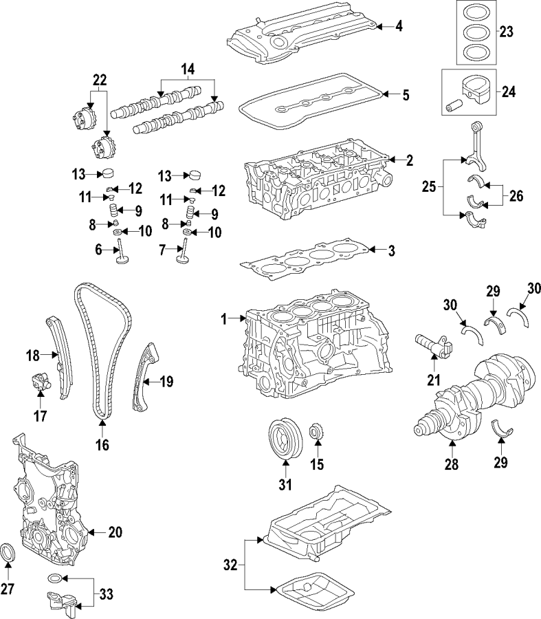 CAMSHAFT & TIMING. CRANKSHAFT & BEARINGS. CYLINDER HEAD & VALVES. LUBRICATION. MOUNTS. PISTONS. RINGS & BEARINGS.https://images.simplepart.com/images/parts/motor/fullsize/F70F040.png