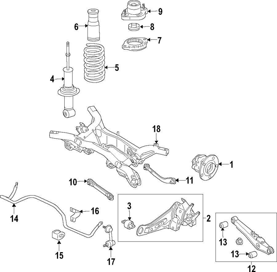 1REAR SUSPENSION. LOWER CONTROL ARM. STABILIZER BAR. SUSPENSION COMPONENTS. UPPER CONTROL ARM.https://images.simplepart.com/images/parts/motor/fullsize/F70F100.png