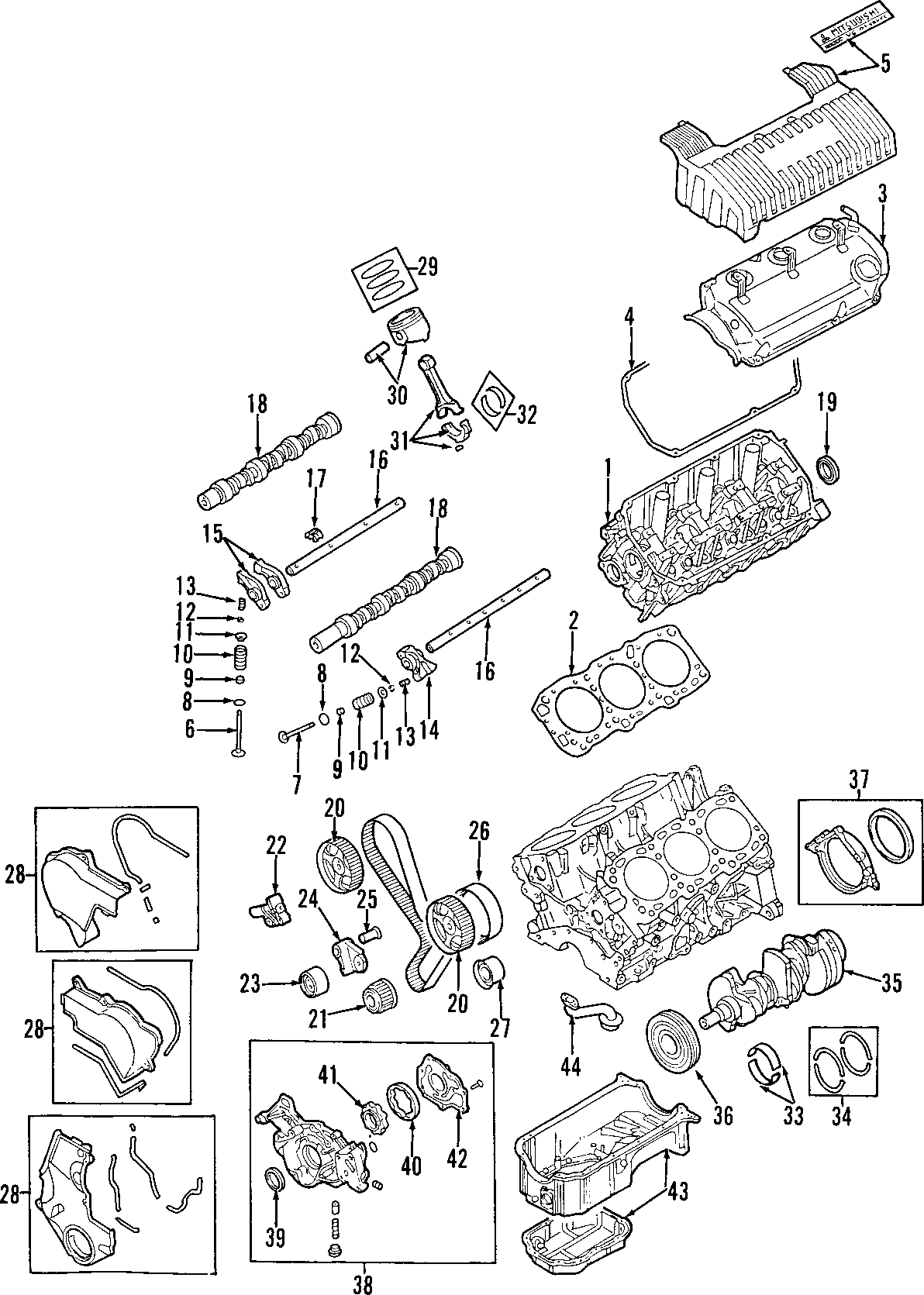 36CAMSHAFT & TIMING. CRANKSHAFT & BEARINGS. CYLINDER HEAD & VALVES. LUBRICATION. MOUNTS. PISTONS. RINGS & BEARINGS.https://images.simplepart.com/images/parts/motor/fullsize/F711040.png