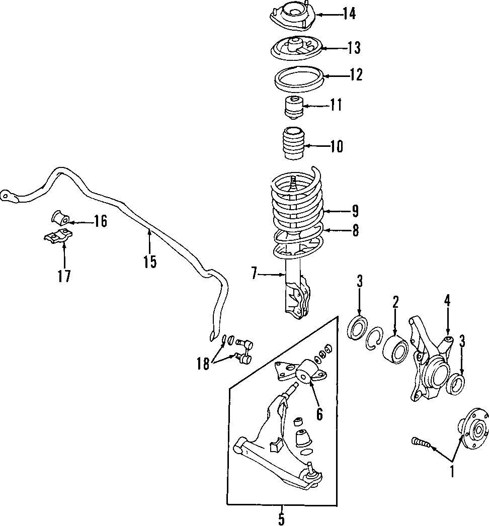 4FRONT SUSPENSION. LOWER CONTROL ARM. STABILIZER BAR. SUSPENSION COMPONENTS.https://images.simplepart.com/images/parts/motor/fullsize/F711050.png