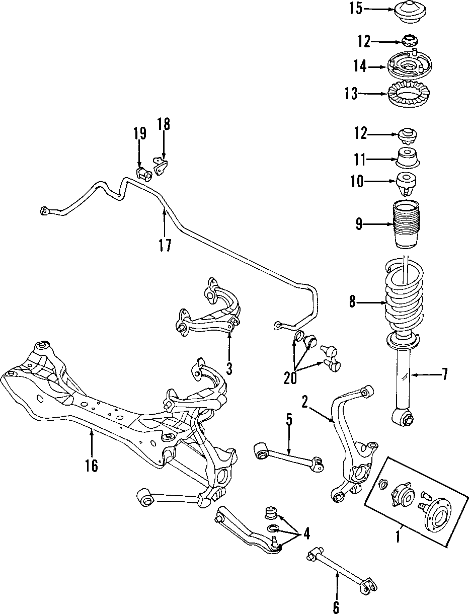 18REAR SUSPENSION. LOWER CONTROL ARM. STABILIZER BAR. SUSPENSION COMPONENTS. UPPER CONTROL ARM.https://images.simplepart.com/images/parts/motor/fullsize/F711090.png