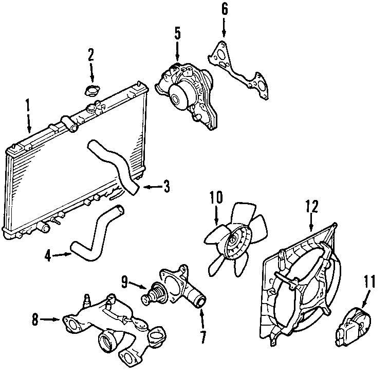 1COOLING SYSTEM. COOLING FAN. RADIATOR. WATER PUMP.https://images.simplepart.com/images/parts/motor/fullsize/F712040.png