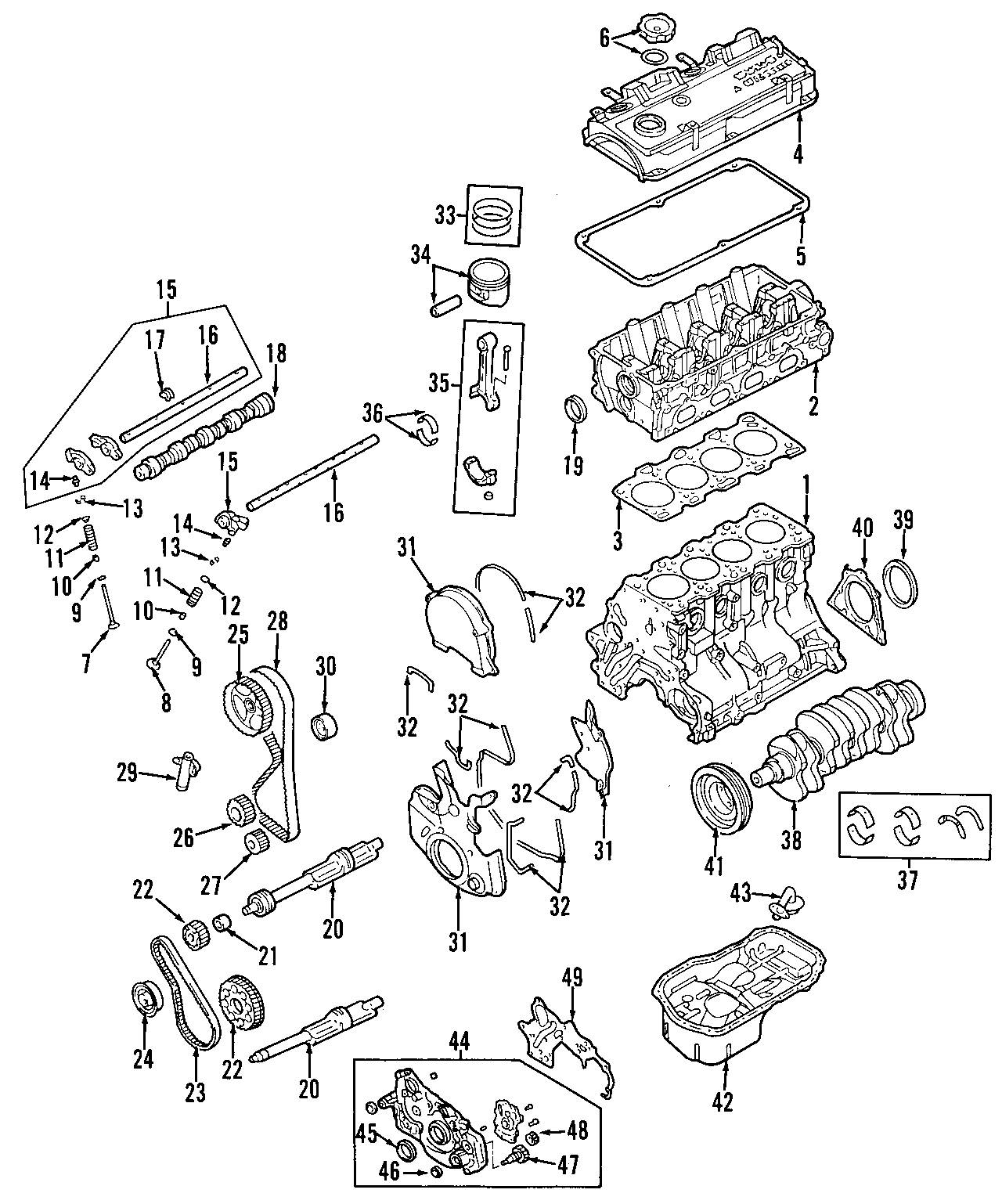 35CAMSHAFT & TIMING. CRANKSHAFT & BEARINGS. CYLINDER HEAD & VALVES. LUBRICATION. MOUNTS. PISTONS. RINGS & BEARINGS.https://images.simplepart.com/images/parts/motor/fullsize/F712050.png