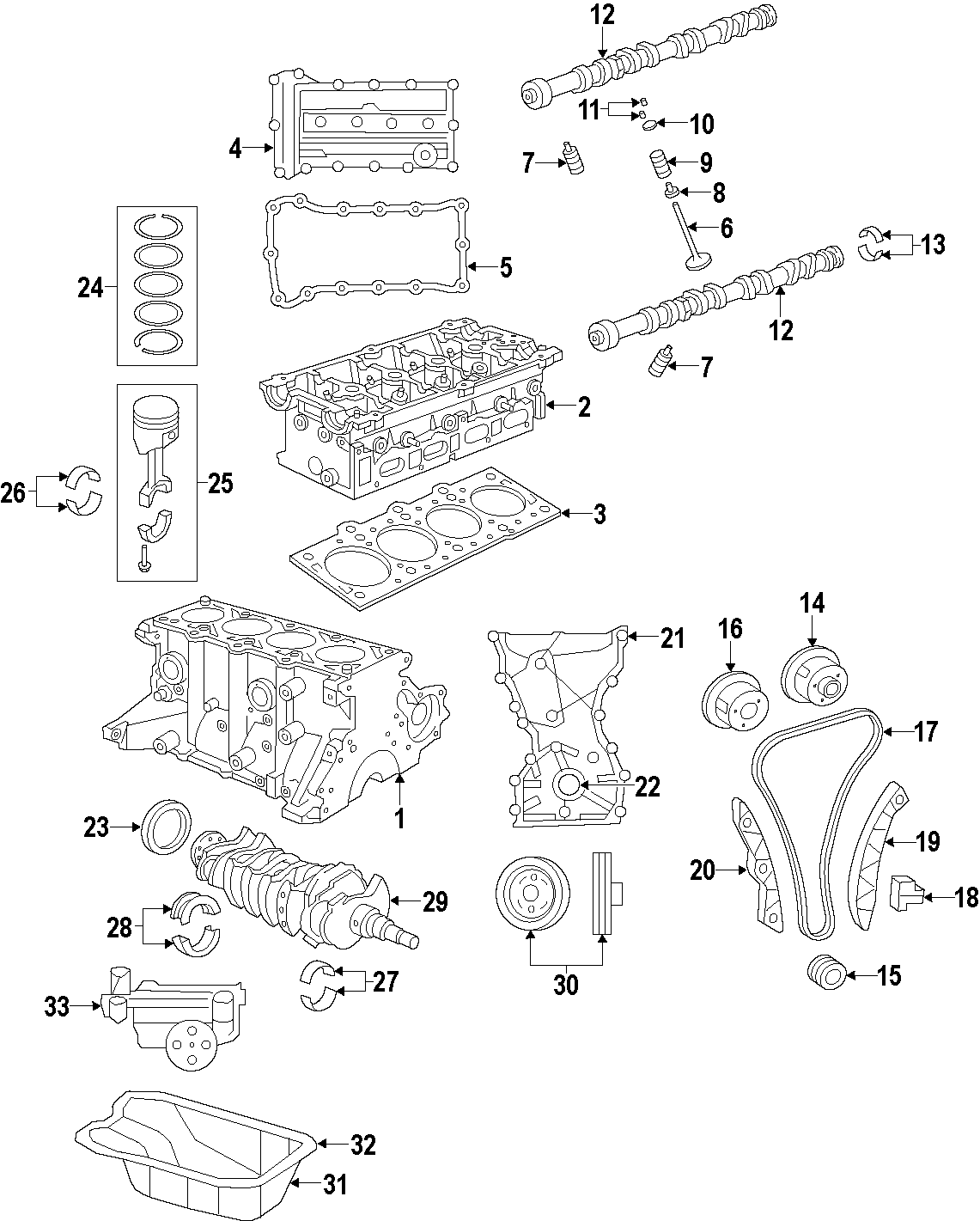 6CAMSHAFT & TIMING. CRANKSHAFT & BEARINGS. CYLINDER HEAD & VALVES. LUBRICATION. MOUNTS. PISTONS. RINGS & BEARINGS.https://images.simplepart.com/images/parts/motor/fullsize/F713035.png