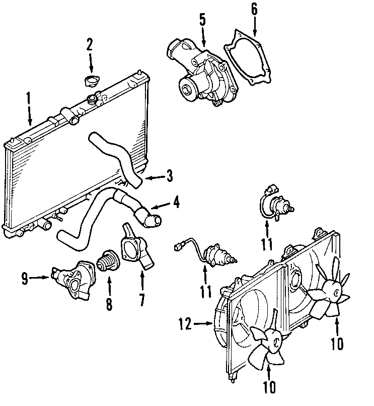 9COOLING SYSTEM. COOLING FAN. RADIATOR. WATER PUMP.https://images.simplepart.com/images/parts/motor/fullsize/F722030.png