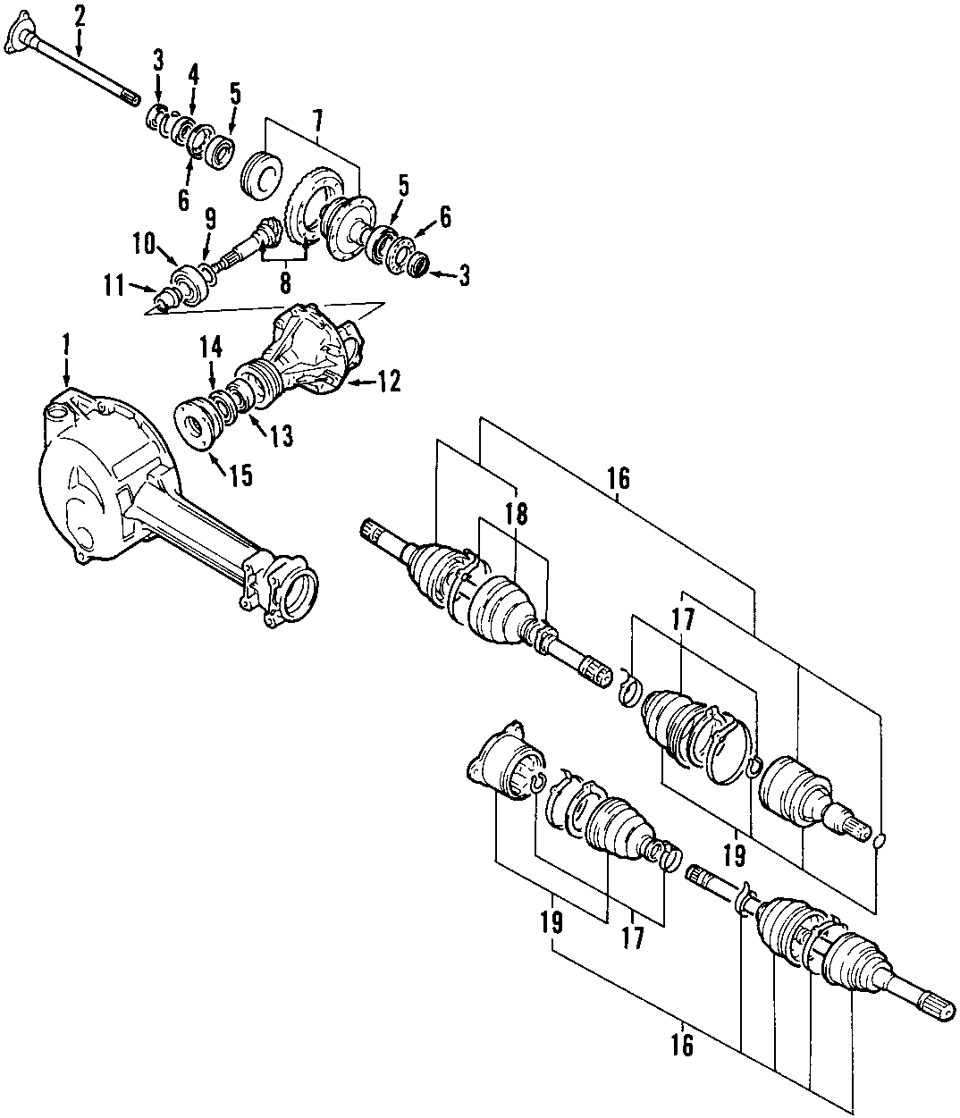 2DRIVE AXLES. AXLE SHAFTS & JOINTS. DIFFERENTIAL. FRONT AXLE. PROPELLER SHAFT.https://images.simplepart.com/images/parts/motor/fullsize/F751080.png