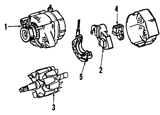 Diagram ALTERNATOR. for your Toyota