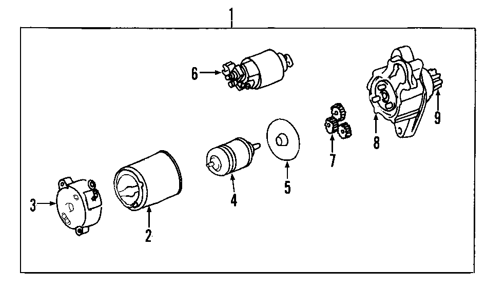 Diagram STARTER. for your 2014 Toyota Camry 2.5L A/T SE SEDAN 