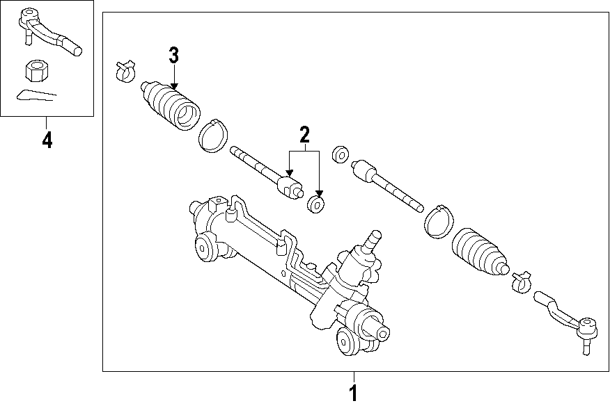 Diagram P/S PUMP & HOSES. STEERING GEAR & LINKAGE. for your 1995 Toyota T100   