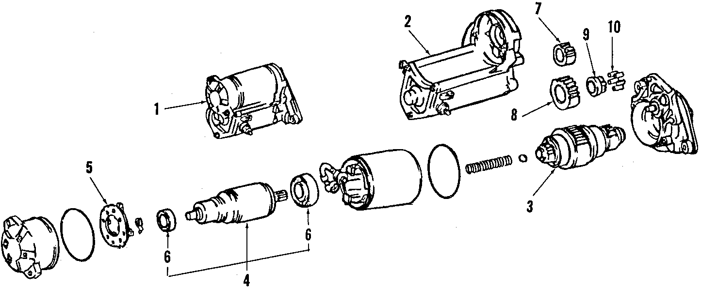 Diagram STARTER. for your Toyota T100  