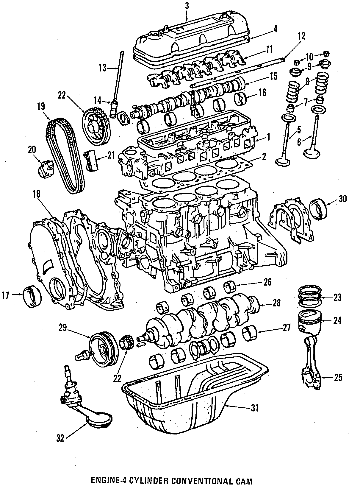 Diagram CAMSHAFT & TIMING. CRANKSHAFT & BEARINGS. CYLINDER HEAD & VALVES. LUBRICATION. MOUNTS. PISTONS. RINGS & BEARINGS. for your 2012 Toyota Tacoma 2.7L A/T RWD Base Standard Cab Pickup Fleetside 