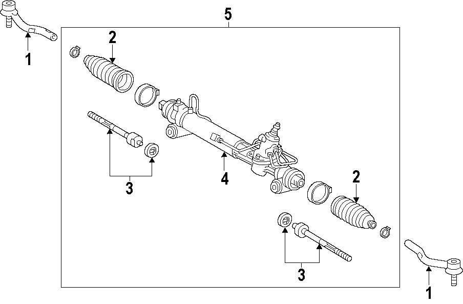 Diagram P/S pump & hoses. Steering gear & linkage. for your 2018 Toyota 4Runner  TRD Off-Road Premium Sport Utility 