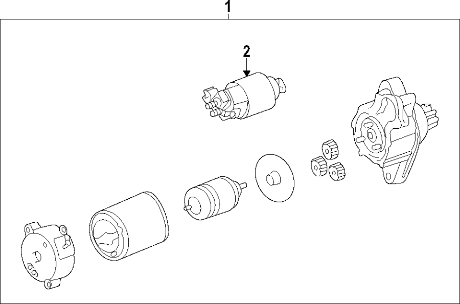 Diagram Starter. for your Toyota Avalon  