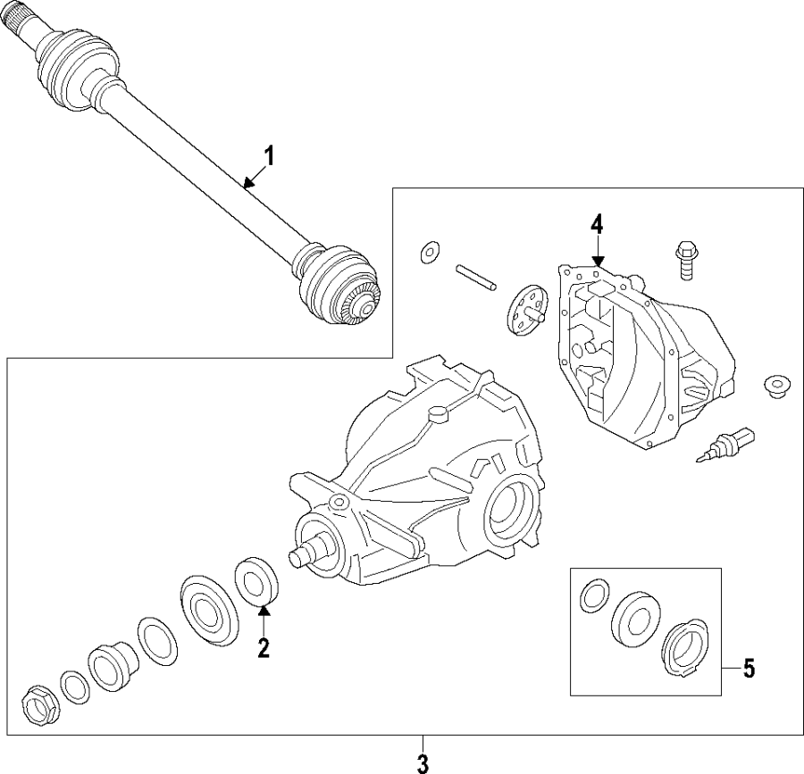 Diagram REAR AXLE. DIFFERENTIAL. DRIVE AXLES. PROPELLER SHAFT. for your 1996 Toyota 4Runner   