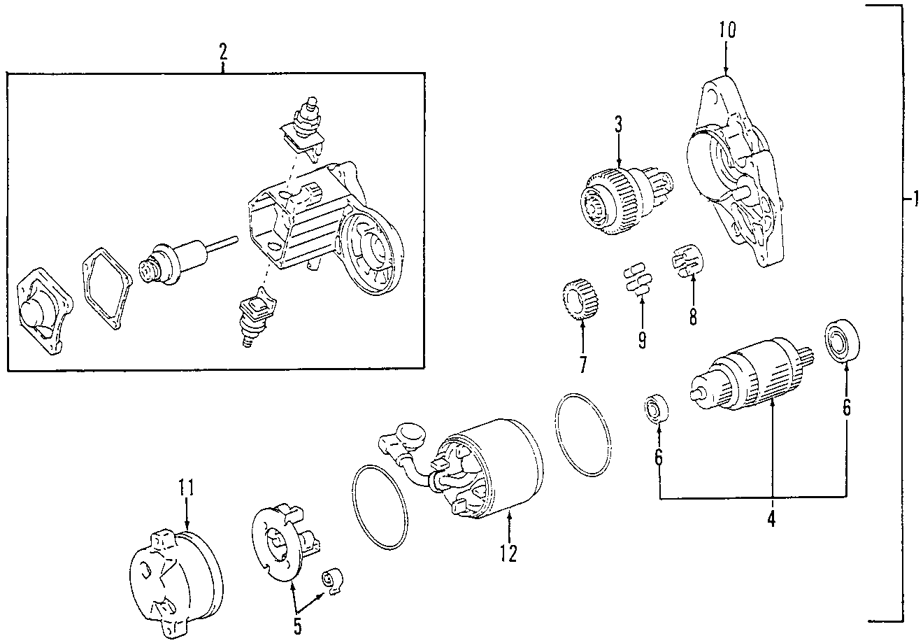 Diagram STARTER. for your 2019 Toyota Camry   