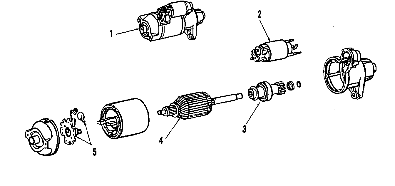 Diagram STARTER. for your Toyota Echo  