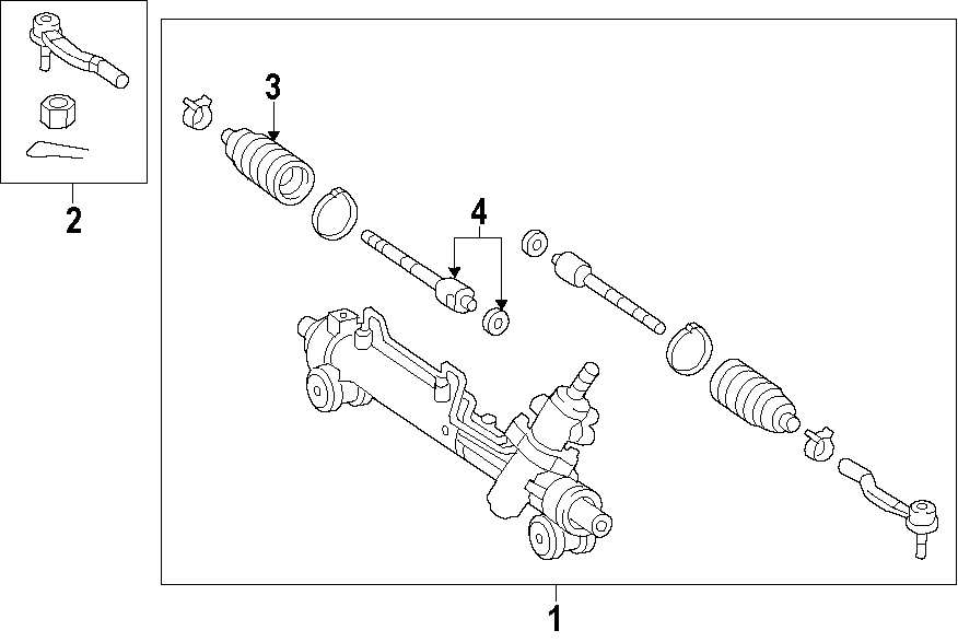 Diagram P/S PUMP & HOSES. STEERING GEAR & LINKAGE. for your 2017 Toyota Tundra   