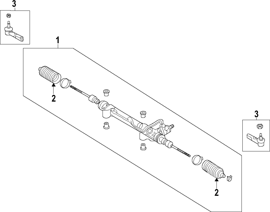 Diagram STEERING GEAR & LINKAGE. for your 2007 Toyota Tundra   