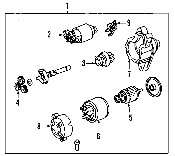 Diagram STARTER. for your 2014 Toyota Camry 2.5L A/T SE SEDAN 