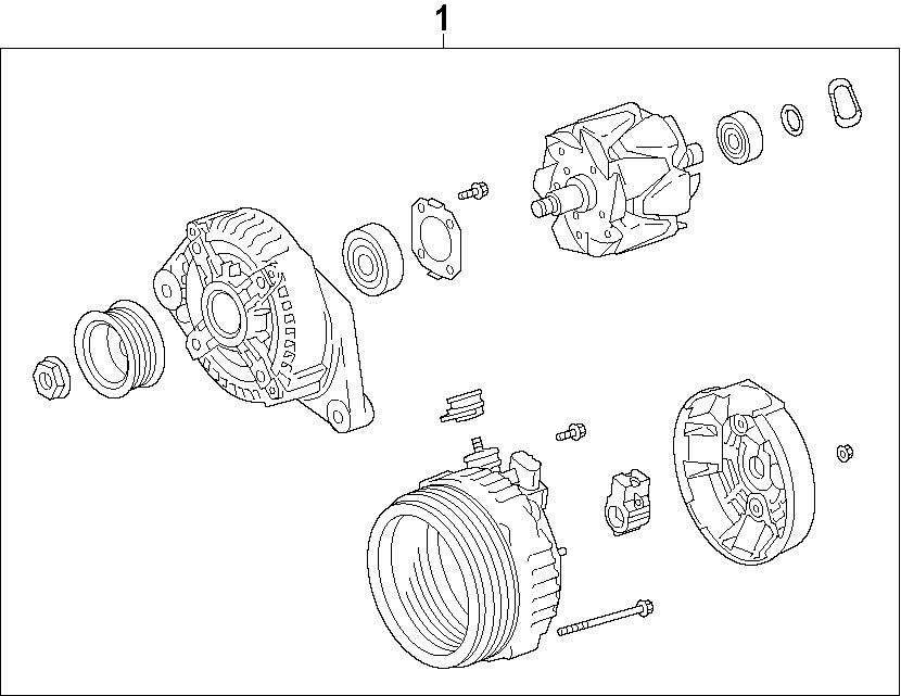 Diagram ALTERNATOR. for your Toyota