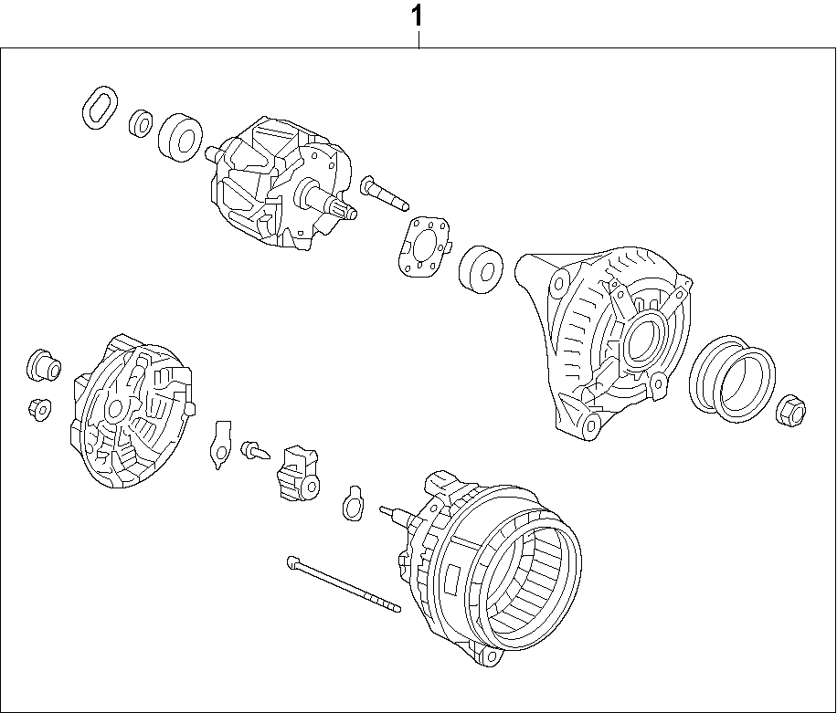 Diagram ALTERNATOR. for your 2013 Toyota 4Runner   